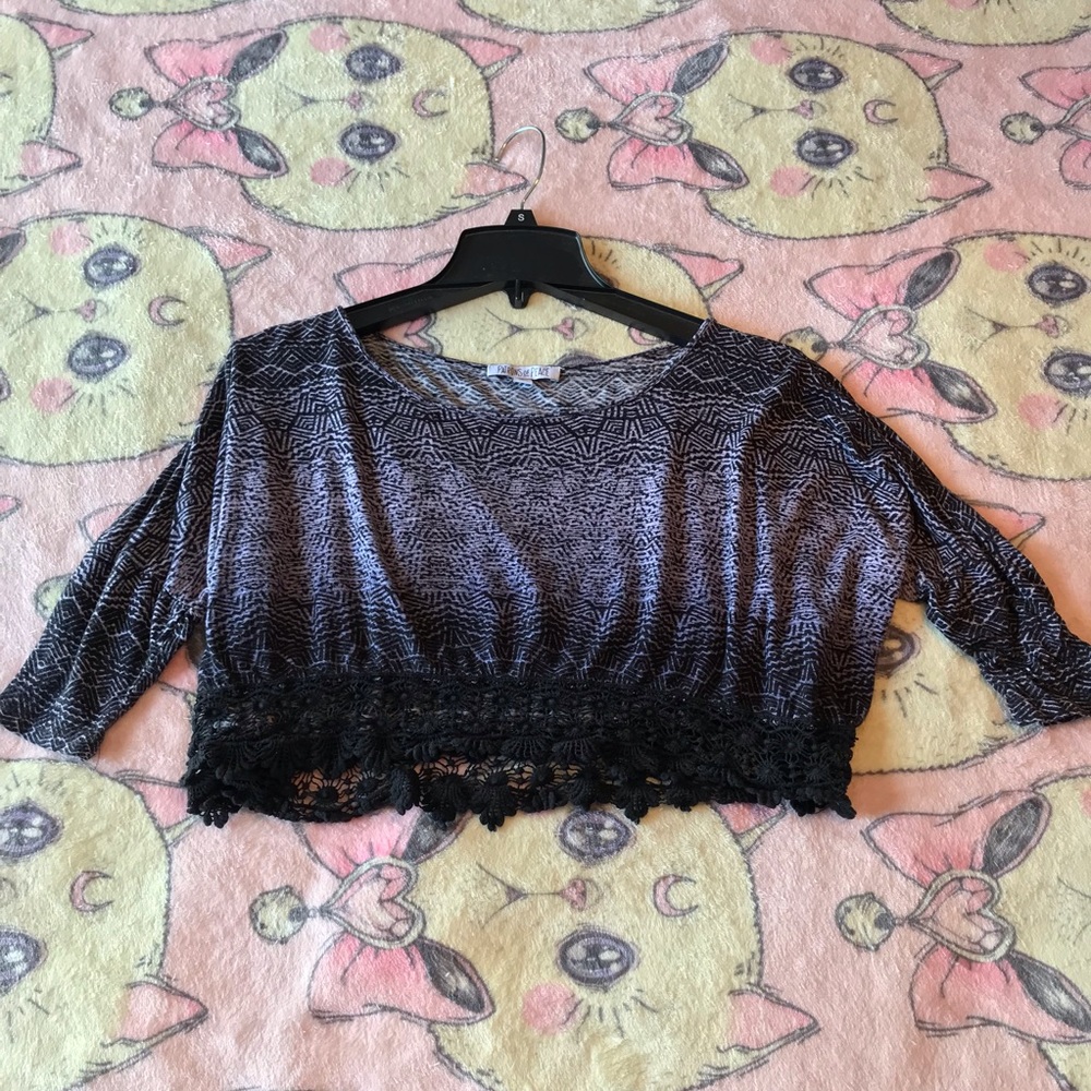 Patrons of Peace Ombré Crop Top